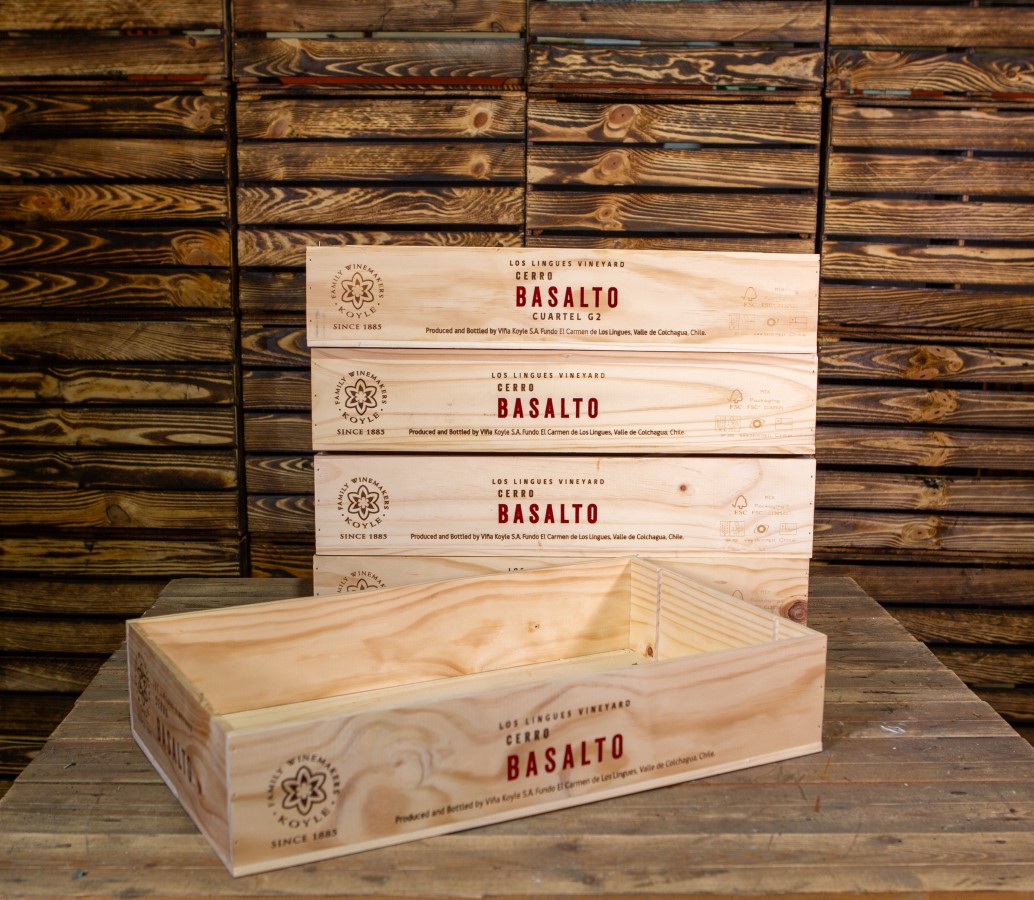 Basalto 6 Bottle Wooden Wine box 5 Pack Special Wine Boxes Etc