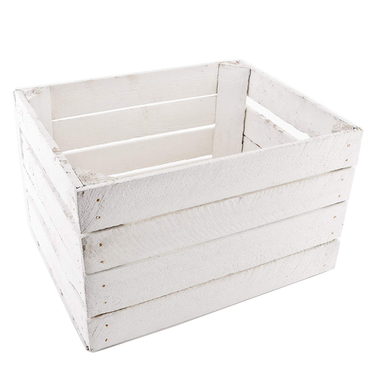 White Painted Apple Crate Wine Boxes Etc