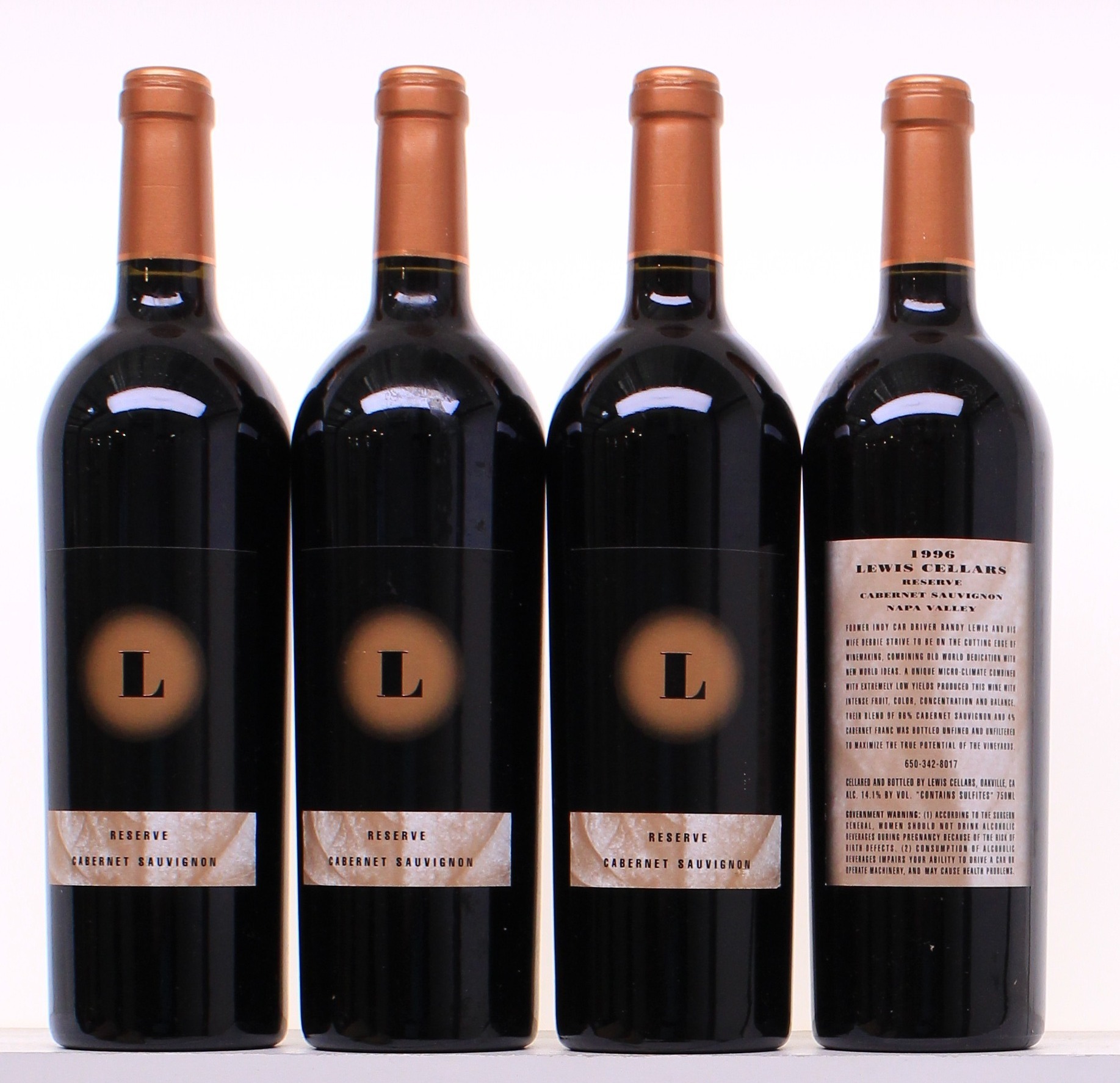 1996 Lewis Cellars Reserve Sauvignon Napa Valley The Wine