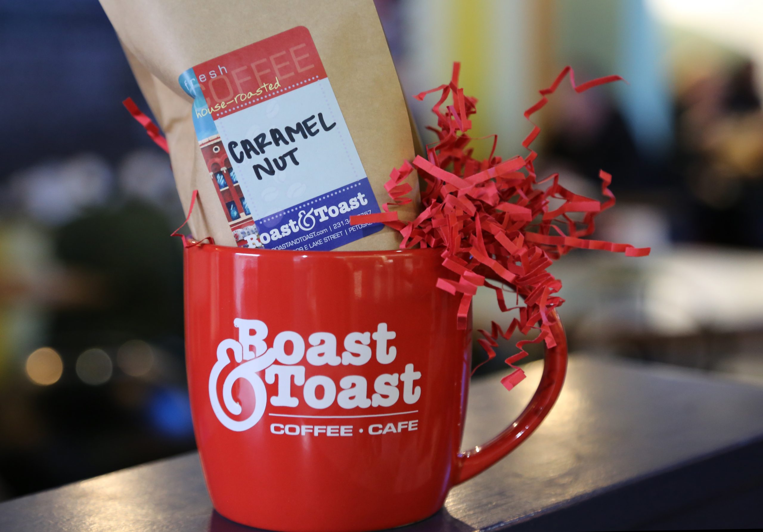 Roast & Toast Gift Set Ceramic Mug & Coffee Wineguys Restaurant Group