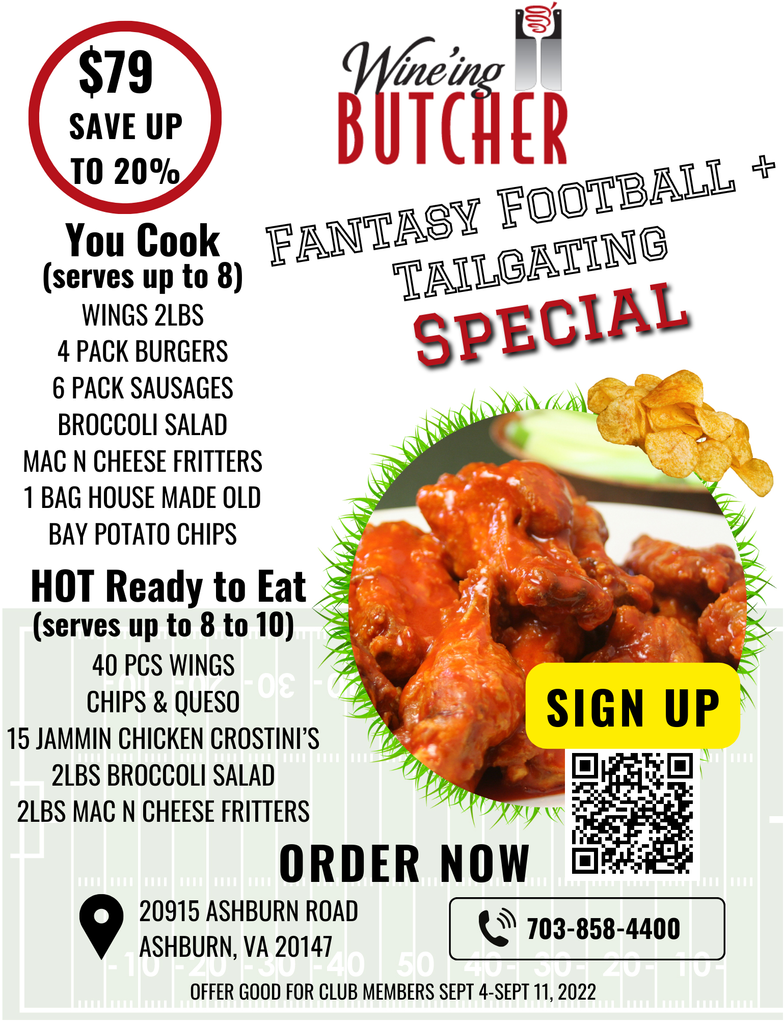 Gourmet Butcher Shop Specials and deals at The Wine'ing Butcher