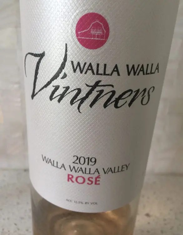 2019 Walla Walla Vintners rosé Winerabble