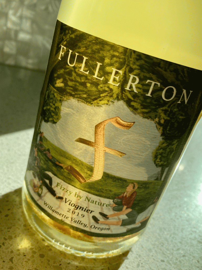 Oregon wine 2019 Fullerton Wines Fizzy by Nature Viognier Winerabble