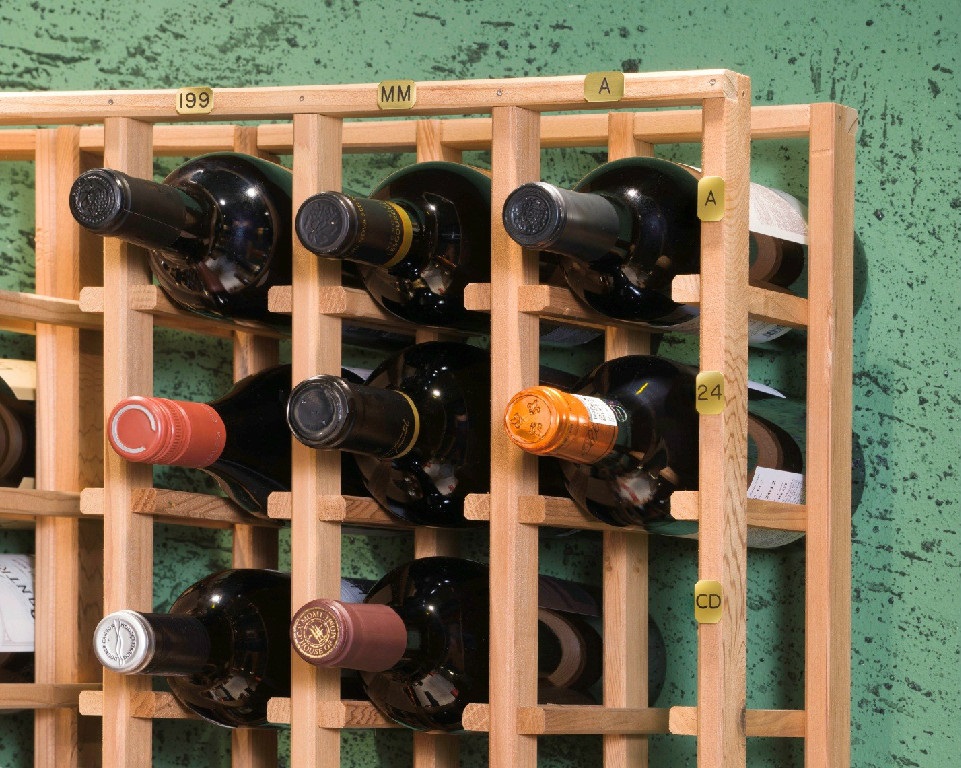 Custom Brass Tags in the Midwestern United States Wine Rack Labels