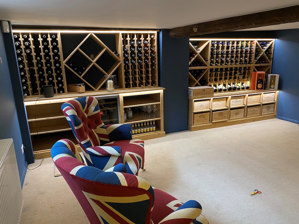 Case Study Wine Cellar FitOut Process Wine Racks UK