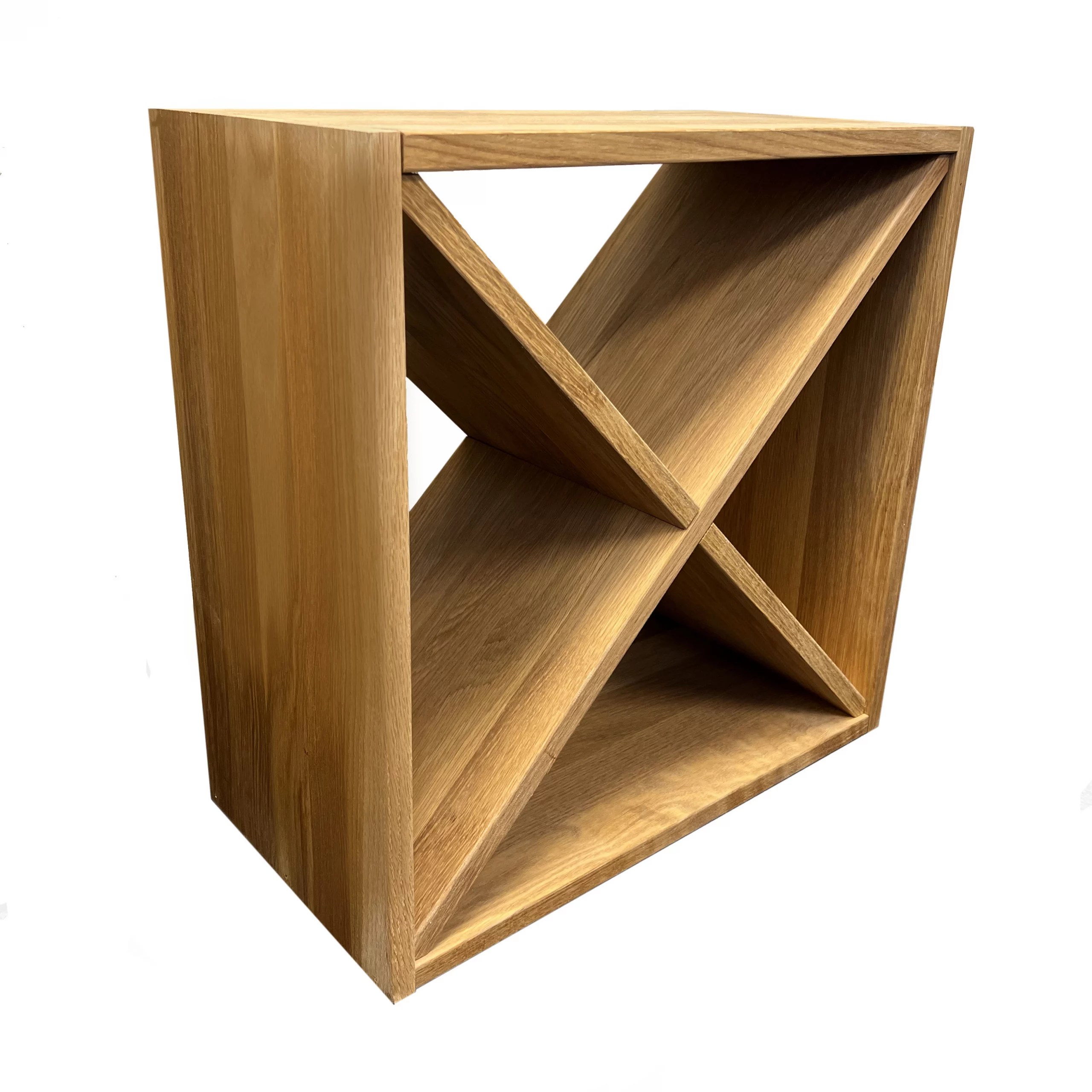 Solid Oak Wine Storage Cube Wine Racks UK