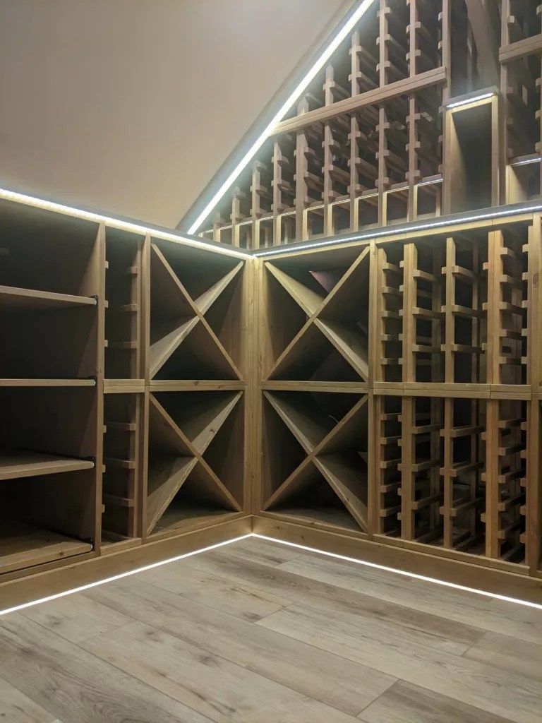 Photos of wine cellars, wine racks and wine Wine Racks UK