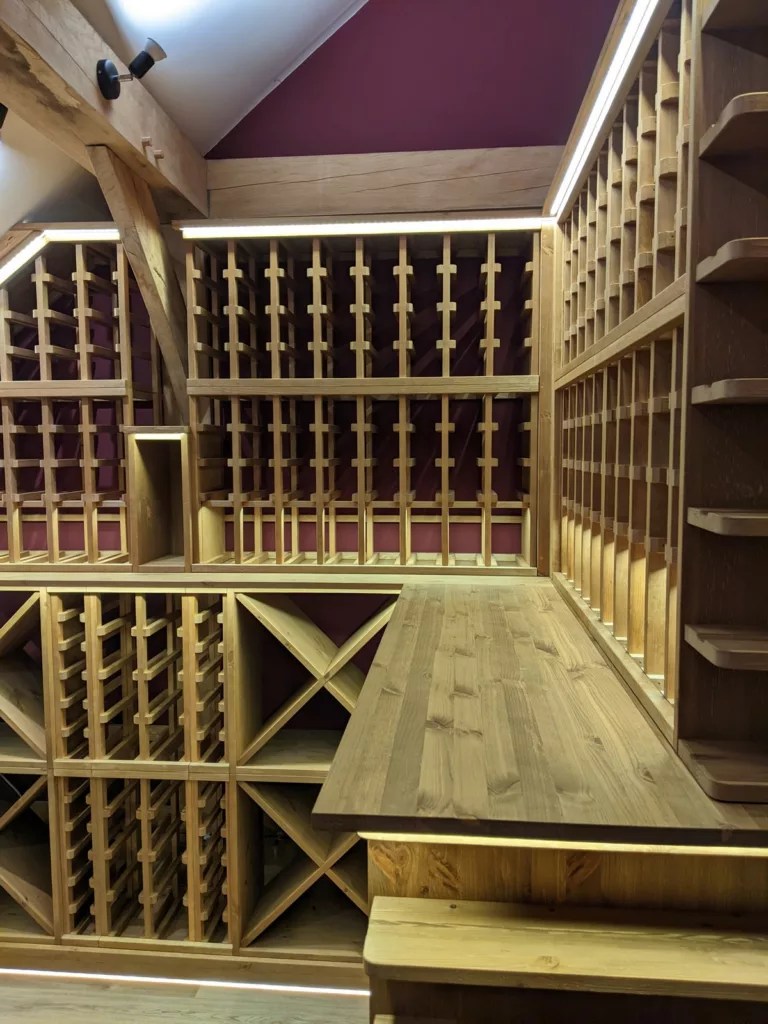 Photos of wine cellars, wine racks and wine Wine Racks UK