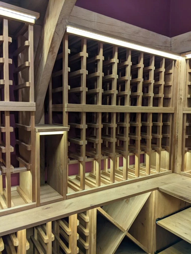 Photos of wine cellars, wine racks and wine Wine Racks UK