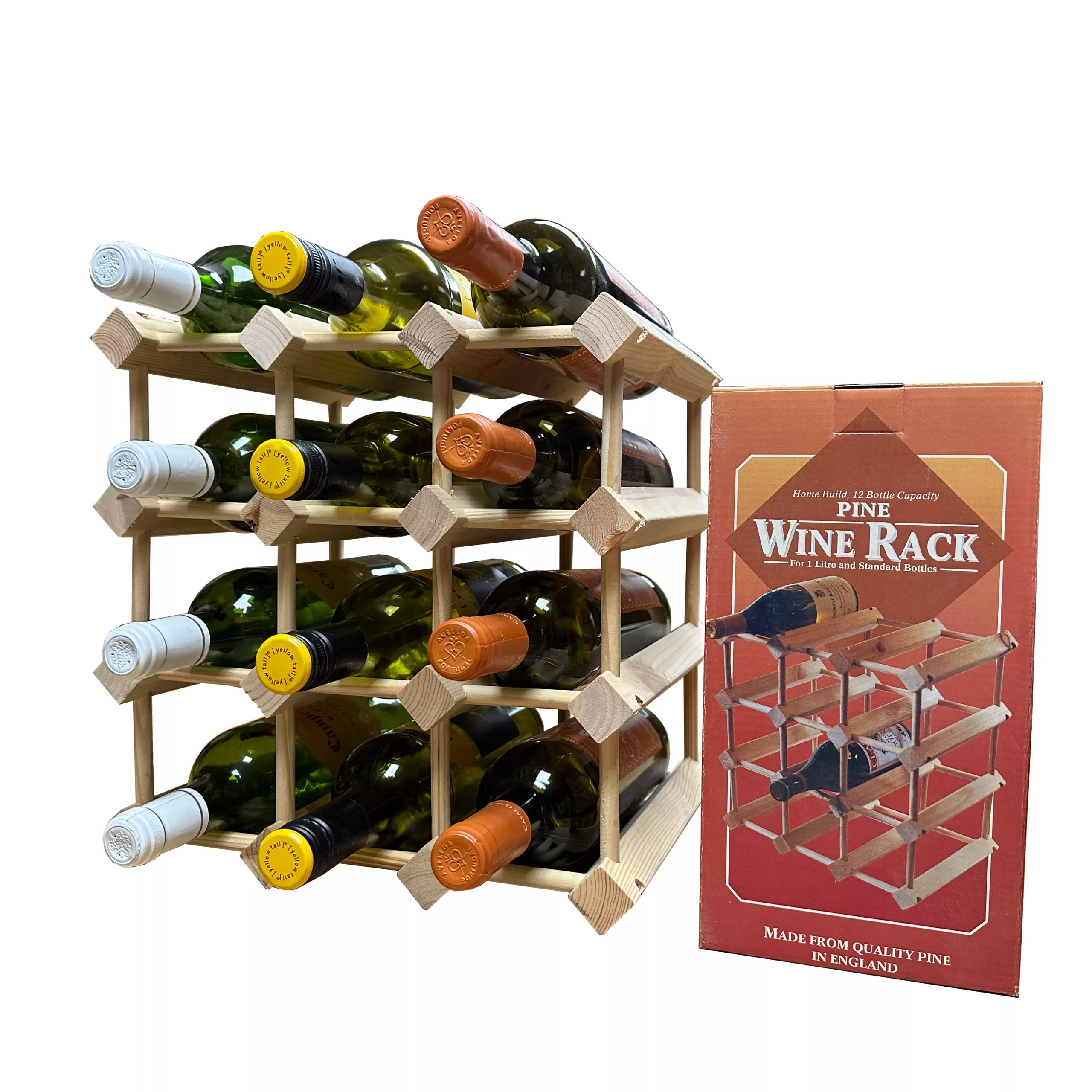 Pine Wine Rack Kit Wine Racks UK