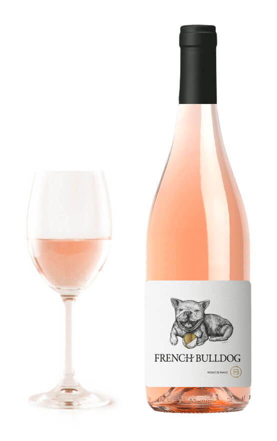 French Bulldog Grenache / Cinsault ROSE WINE Wines and Brands
