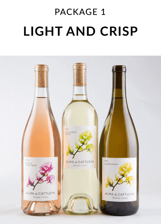 Light and Crisp Package Wines by Bibiana