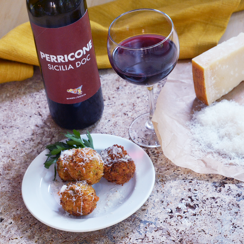Fried Ricotta Balls Wines of Sicily