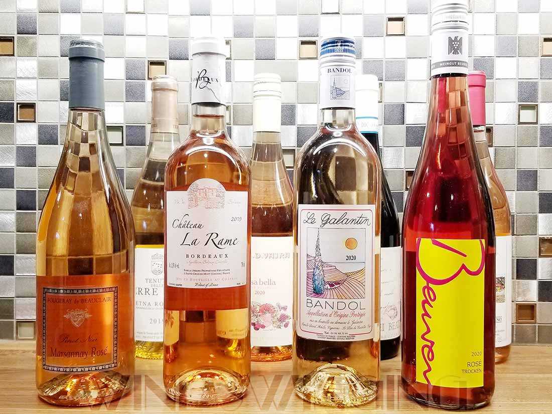 Eight Rosé Wines Tasting Challenge 2021 Wine Swinging