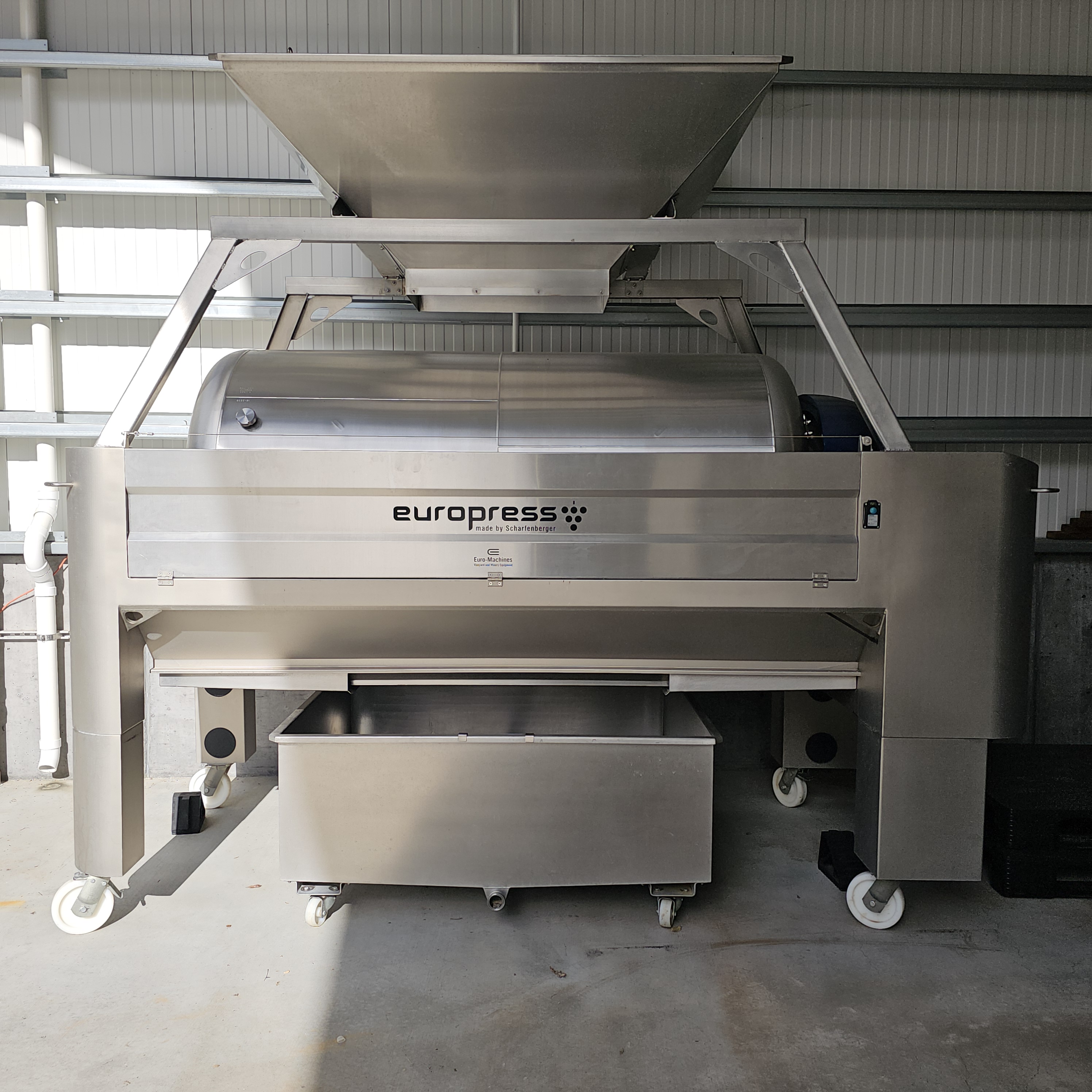 EUROPRESS GRAPE PRESS MODEL P 24 Item W24014 Wine Works Equipment