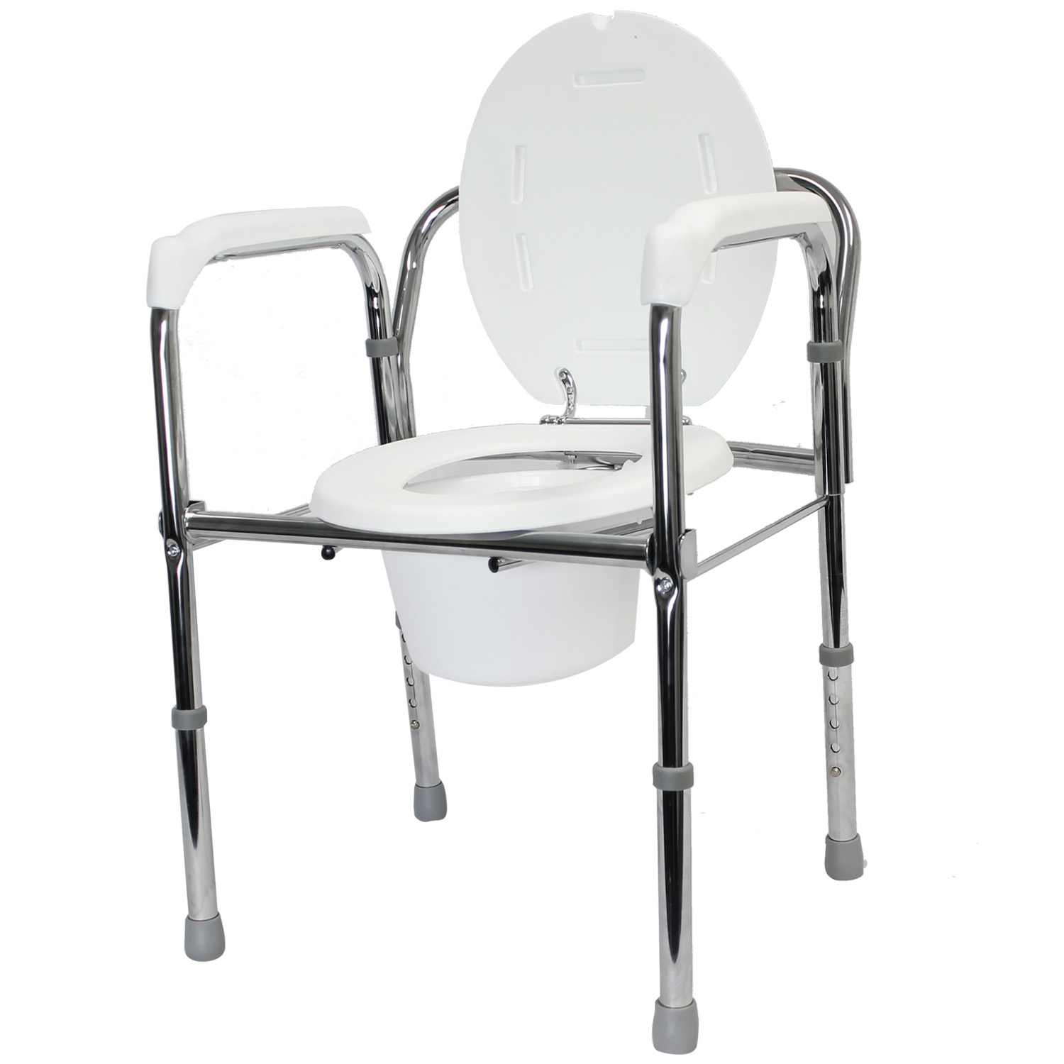 4in1 Folding Commode Toilet Chair Folding Commode Chair Winfar