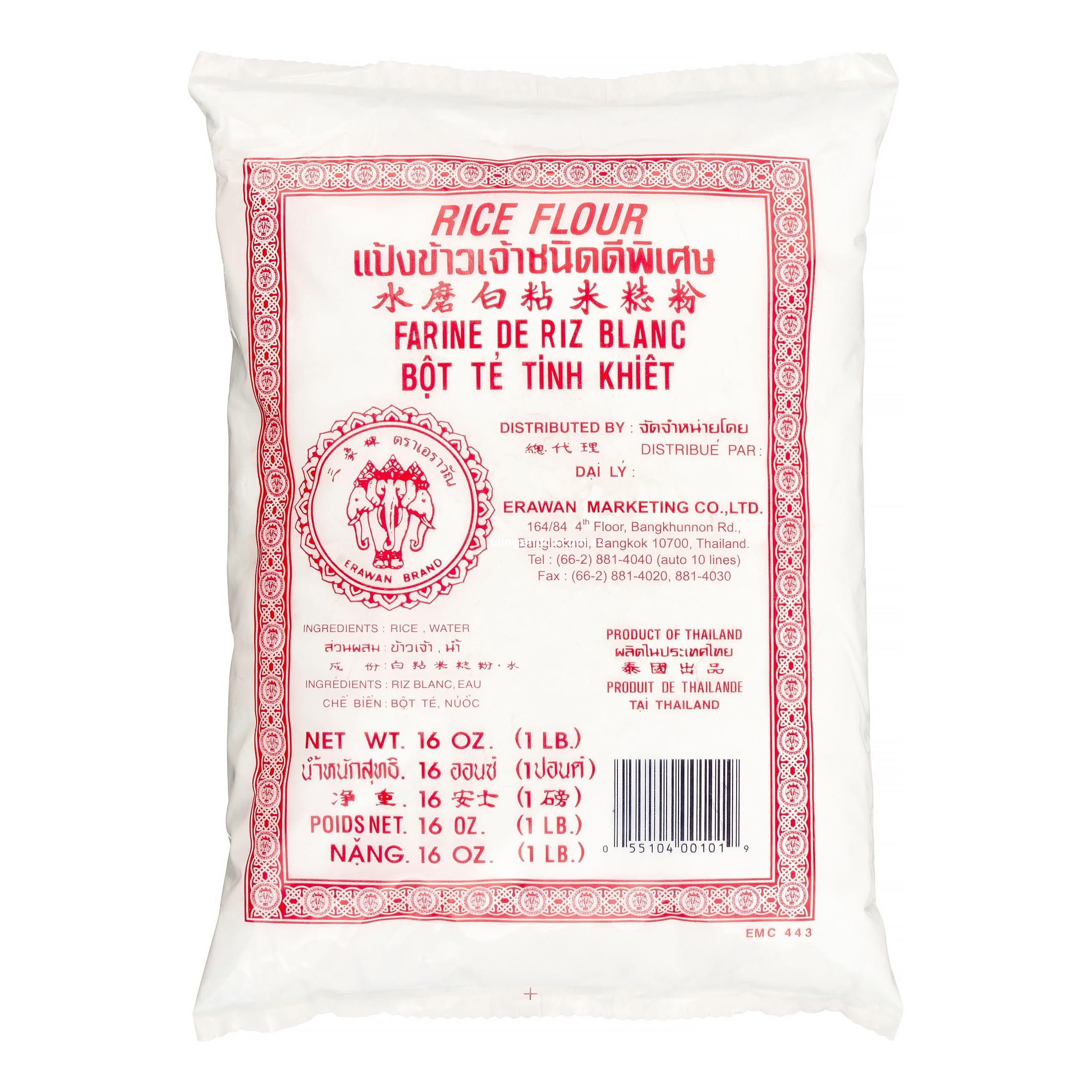 ERAWAN RICE FLOUR 500G /12 WING & CO 云客亚超