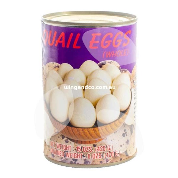 CANNED QUAIL EGGS 425g /24 WING & CO 云客亚超
