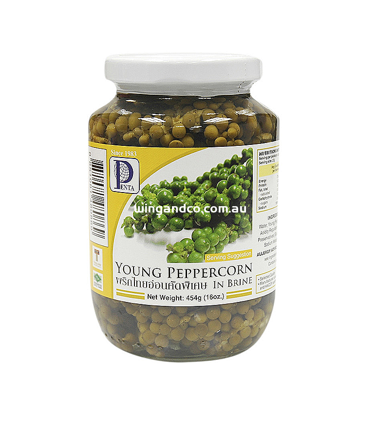 Green Pickled Pepper Corns 454g /24 WING & CO 云客亚超