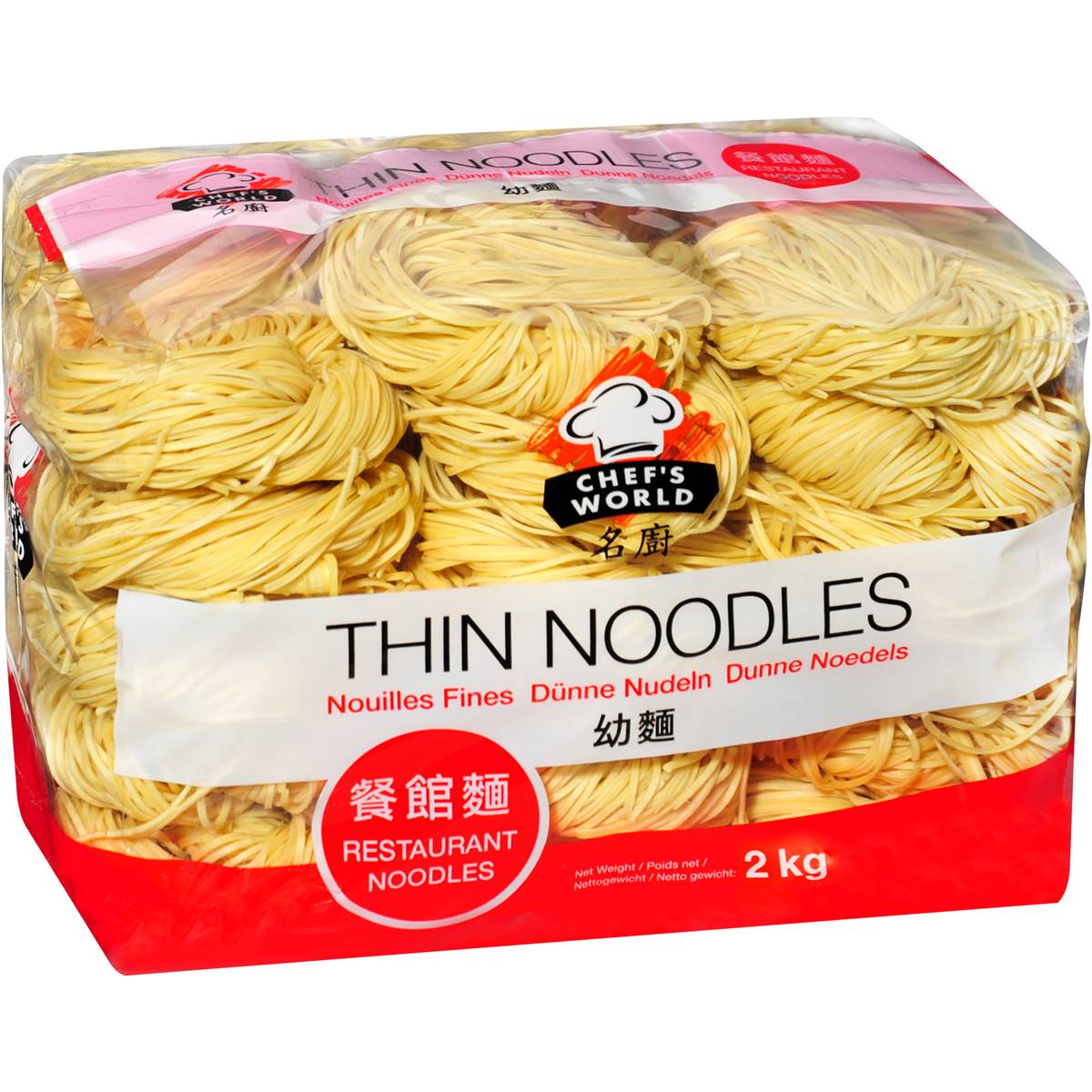 Chefs World Thin Noodle 2kg WING & CO 云客亚超