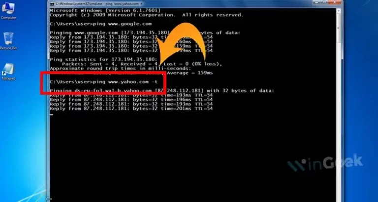 How to Fix Ping Windows 7