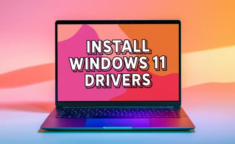 Install Windows 11 Drivers