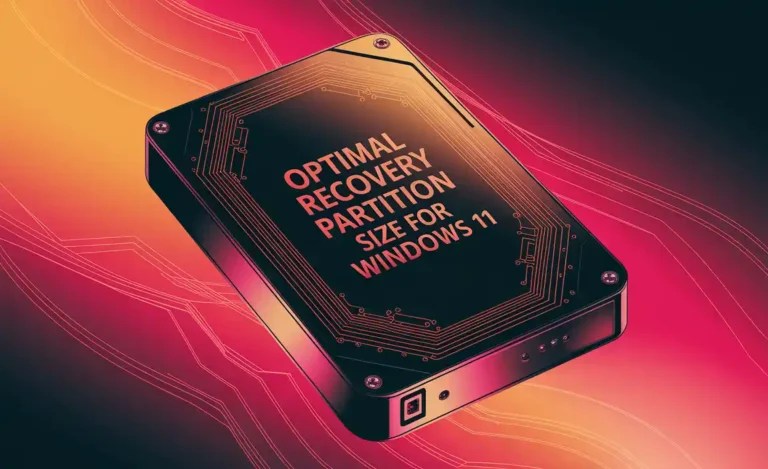 Optimal Recovery Partition Size For Windows 11