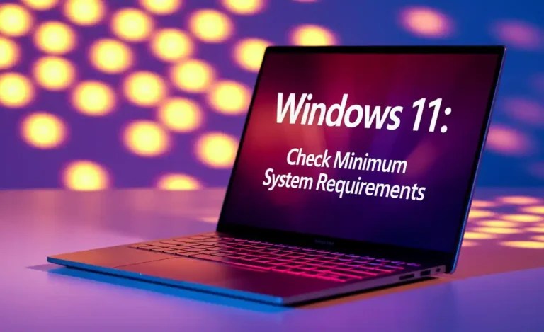 Windows 11: Check Minimum System Requirements