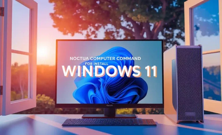 Noctua Computer Command for Install Windows 11