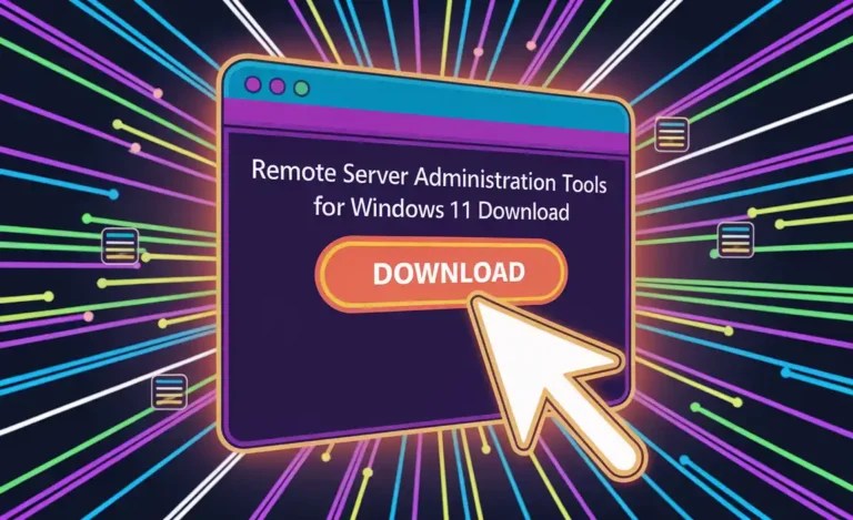 Remote Server Administration Tools for Windows 11 Download