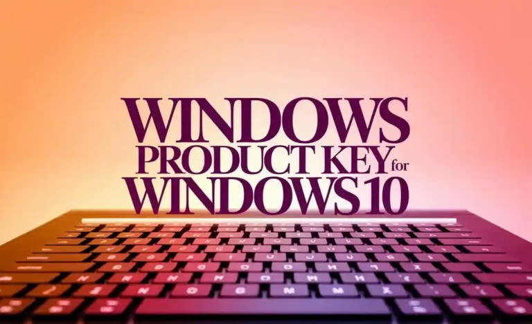 Windows Product Key for Windows 10