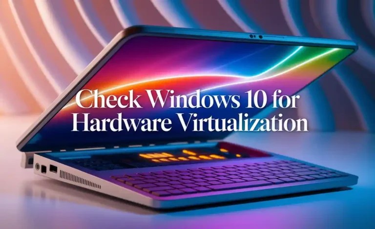 Check Windows 10 for Hardware Virtualization