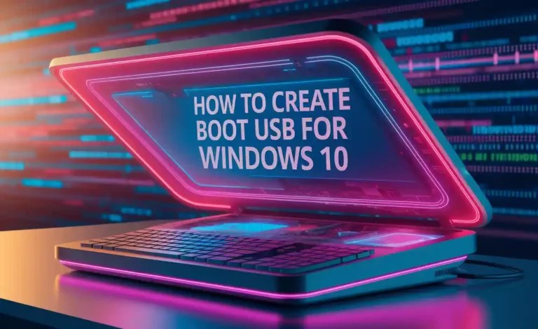How To Create Boot Usb For Windows 10