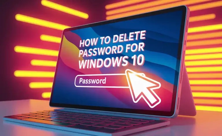How To Delete Password For Windows 10