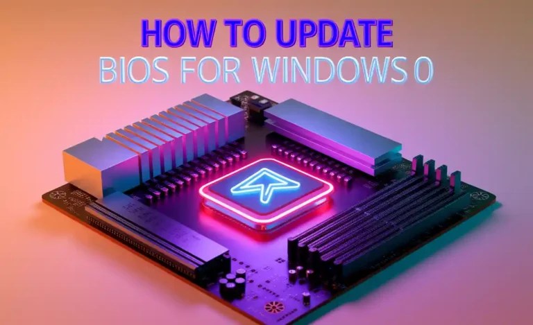 How To Update Bios For Windows 10
