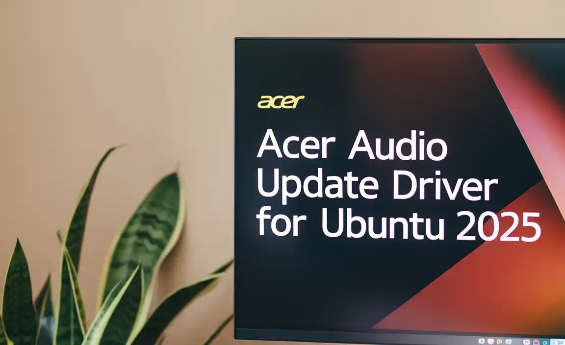 Acer Audio Update Driver for Ubuntu 2025