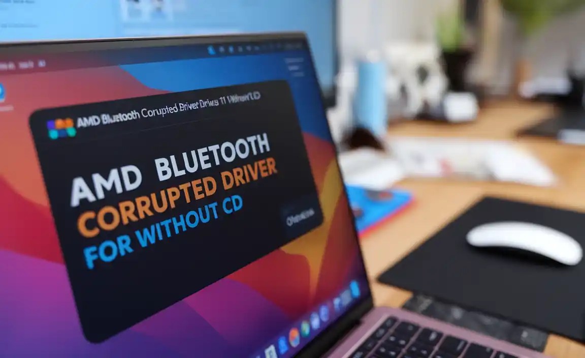 Amd Bluetooth Corrupted Driver for Windows 11 Without CD