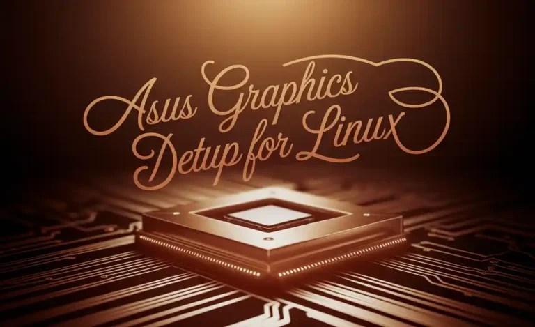 Asus Graphics Driver Setup for Linux