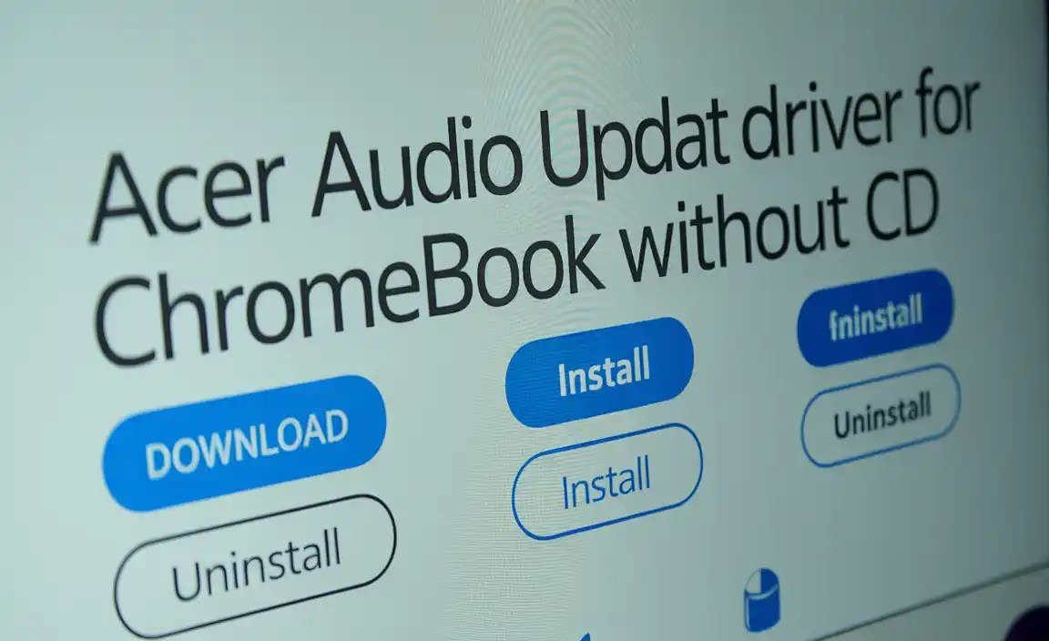 Step-by-Step Guide to Update Acer Audio Drivers Without CD