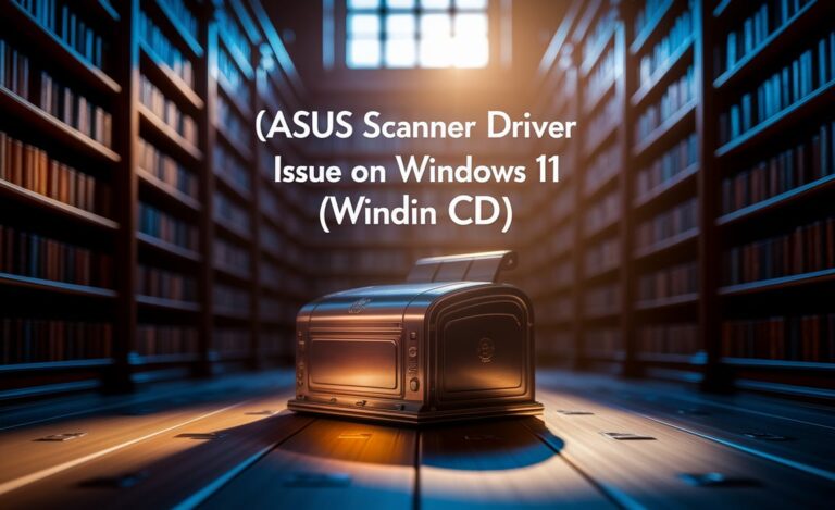 ASUS Scanner Driver Issue on Windows 11 Without CD