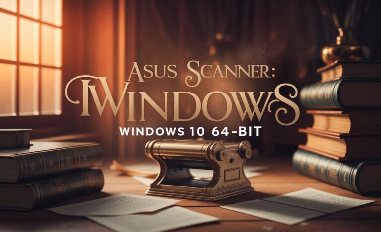 ASUS Scanner Driver Windows 10 64-Bit