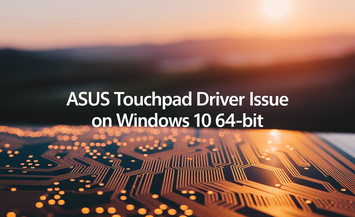 ASUS Touchpad Driver Issue on Windows 10 64-Bit