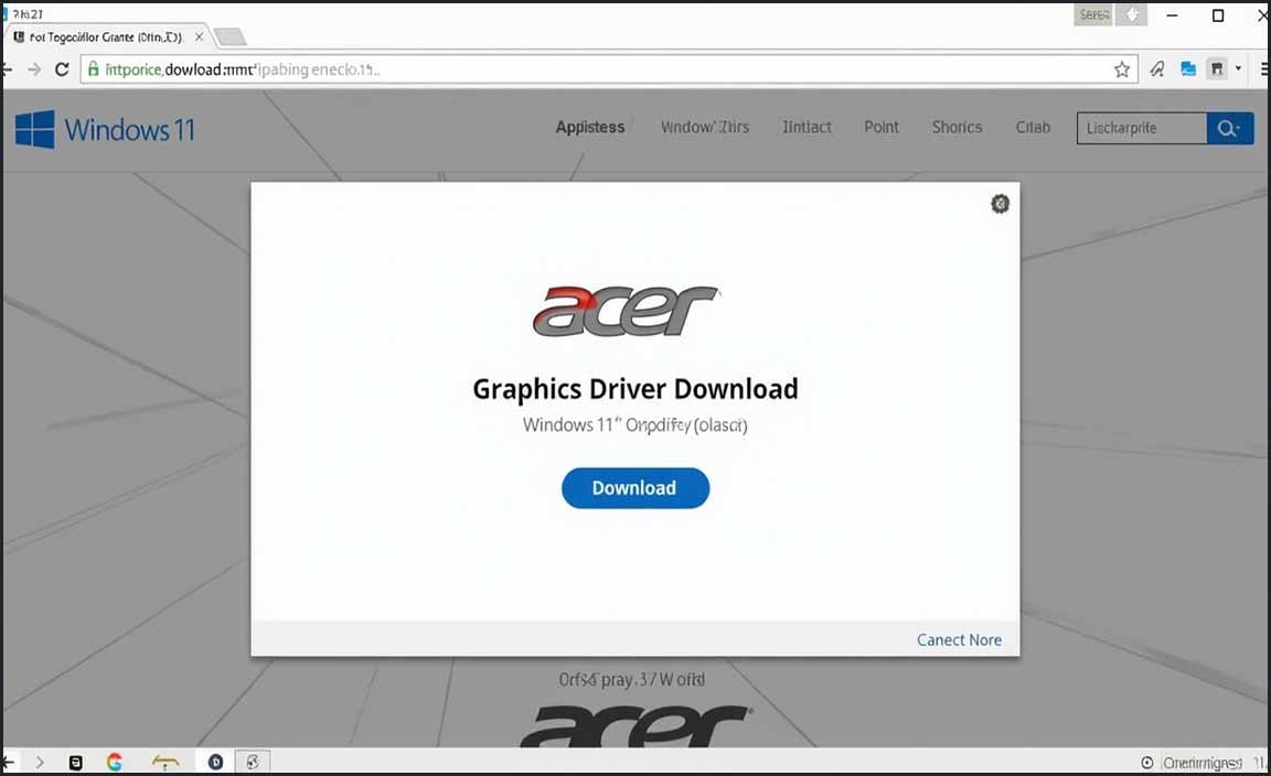 About Acer Graphics Driver Downloads