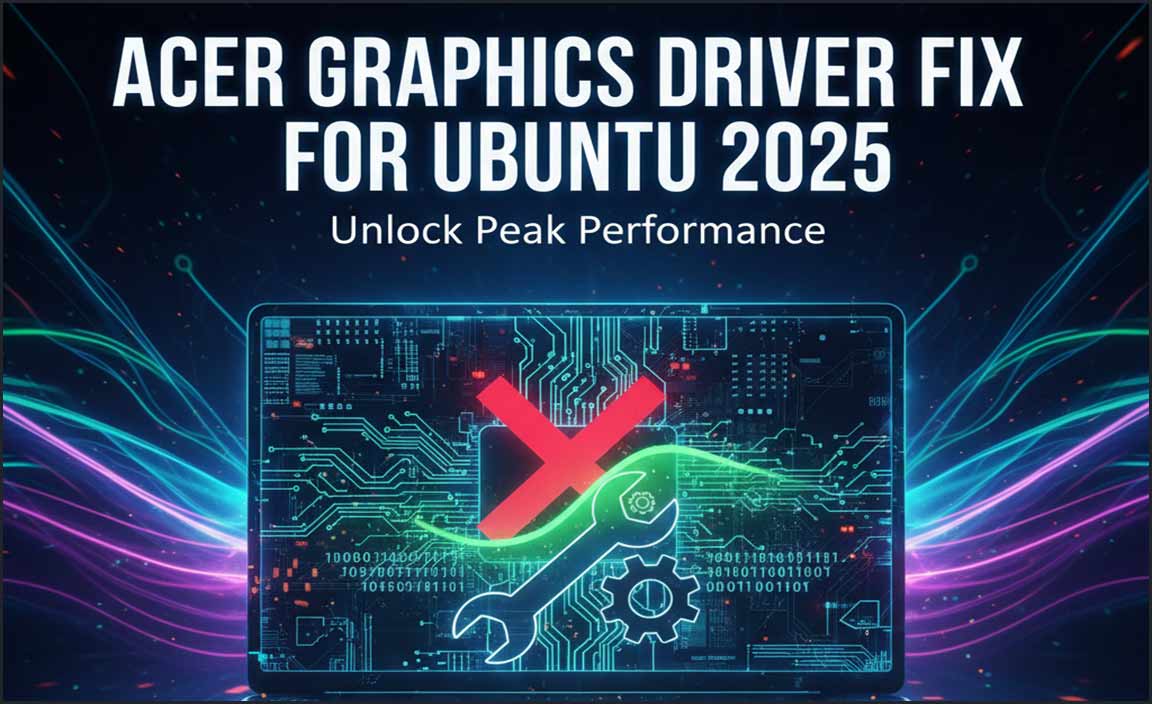 Acer Graphics Driver Fix for Ubuntu 2025
