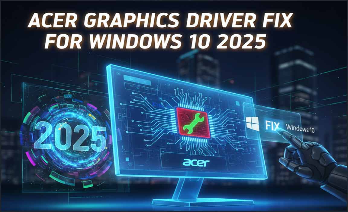 Acer Graphics Driver Fix for Windows 10 2025