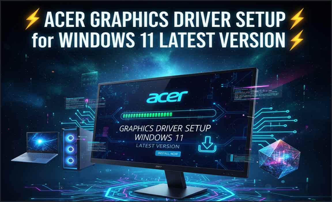 Acer Graphics Driver Setup For Windows 11 Latest Version