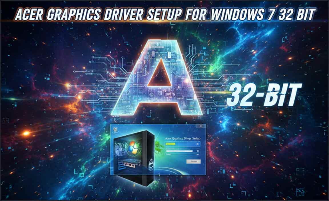 Acer Graphics Driver Setup for Windows 7 32 Bit