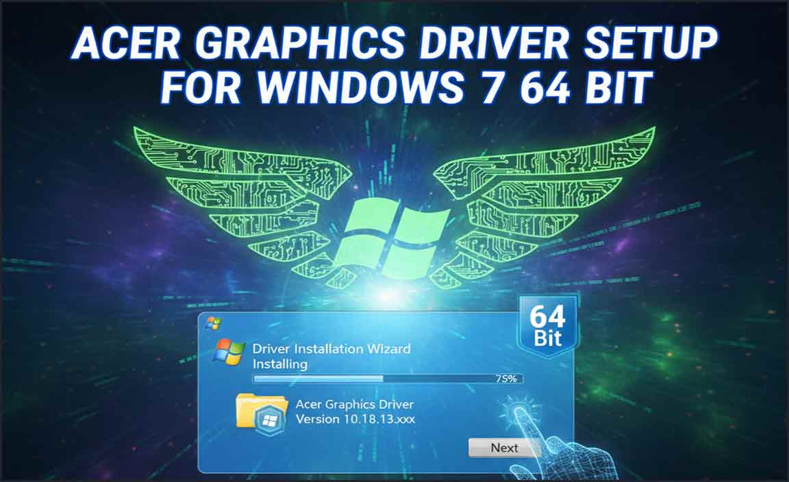 Acer Graphics Driver Setup for Windows 7 64 Bit