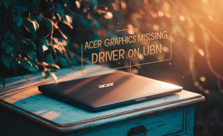 Acer Graphics Missing Driver On Ubuntu