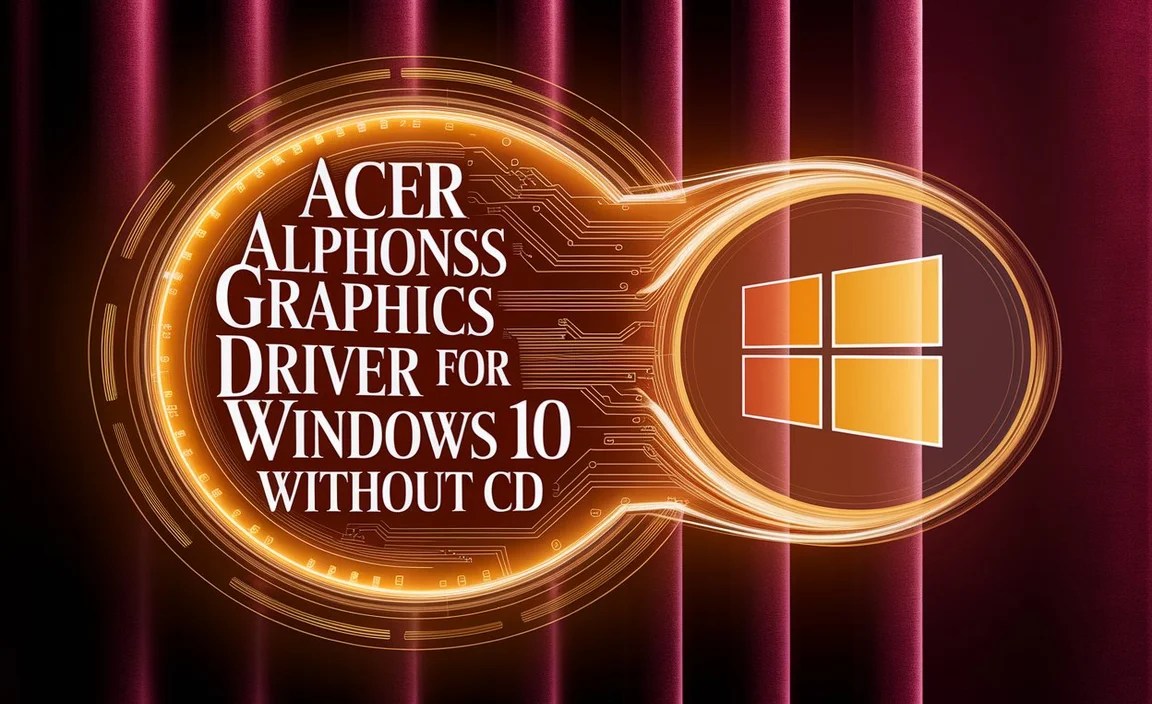 Acer Graphics Update Driver for Windows 10 Without CD